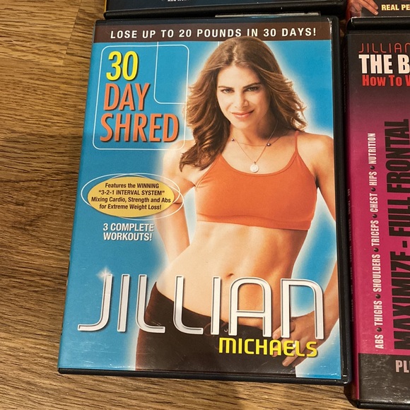7 Jillian Michaels Biggest Loser Workout Exercise DVD’s Shred Ripped Extreme - Picture 2 of 6